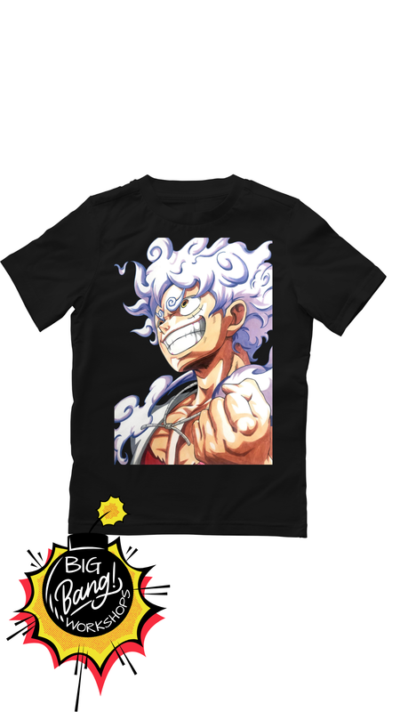 OP | Luffy - Gear 5 Primer Plano Cabello Blanco Intenso