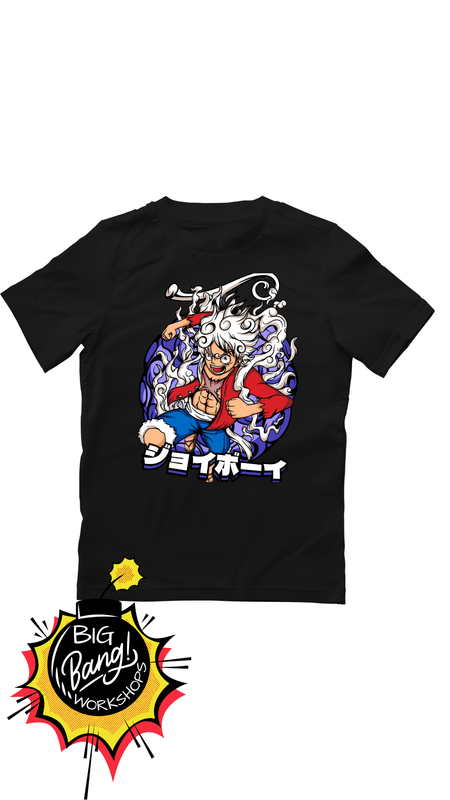 OP | Luffy Gear5 - Joyboy Kanji Japones Azul
