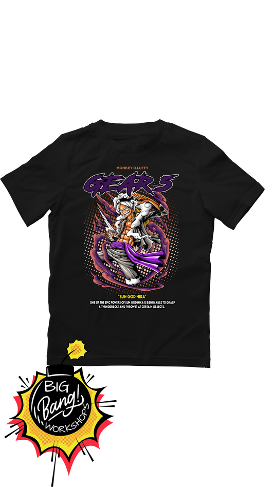 One Piece | Luffy Gear5 - Nika Sen God Mix Morado