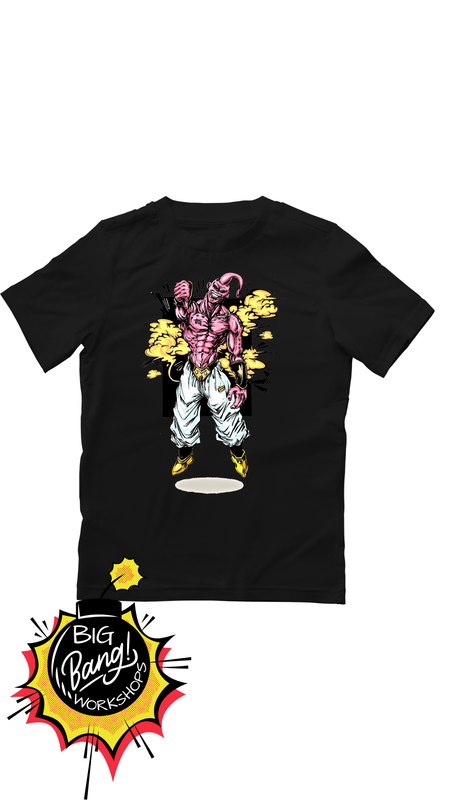 DBZ | Majin Buu - Super Forma Agresiva Pantalon Blanco
