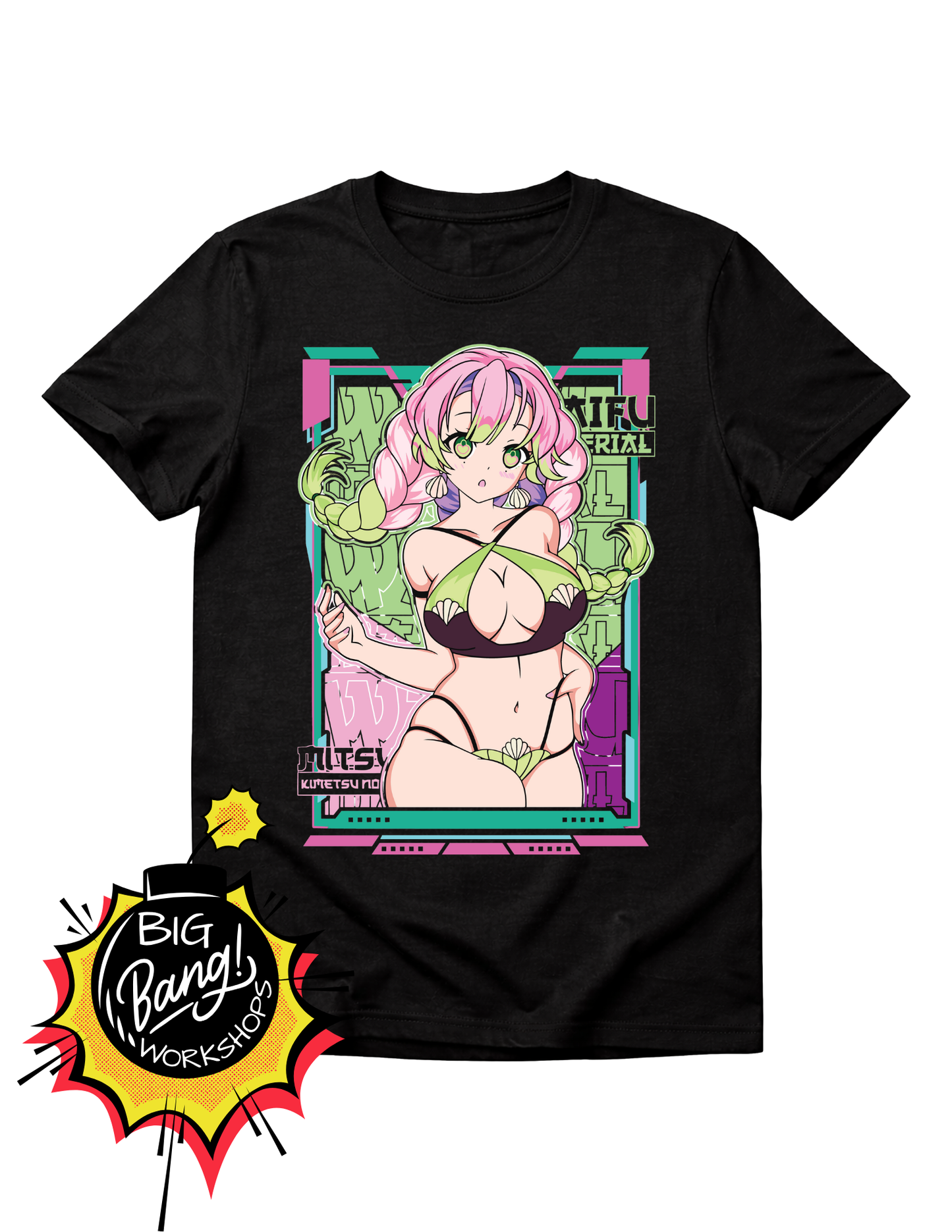 Demon Slayer | Mitsuri Kanroji - Diseno Sensual Texto MITSURI