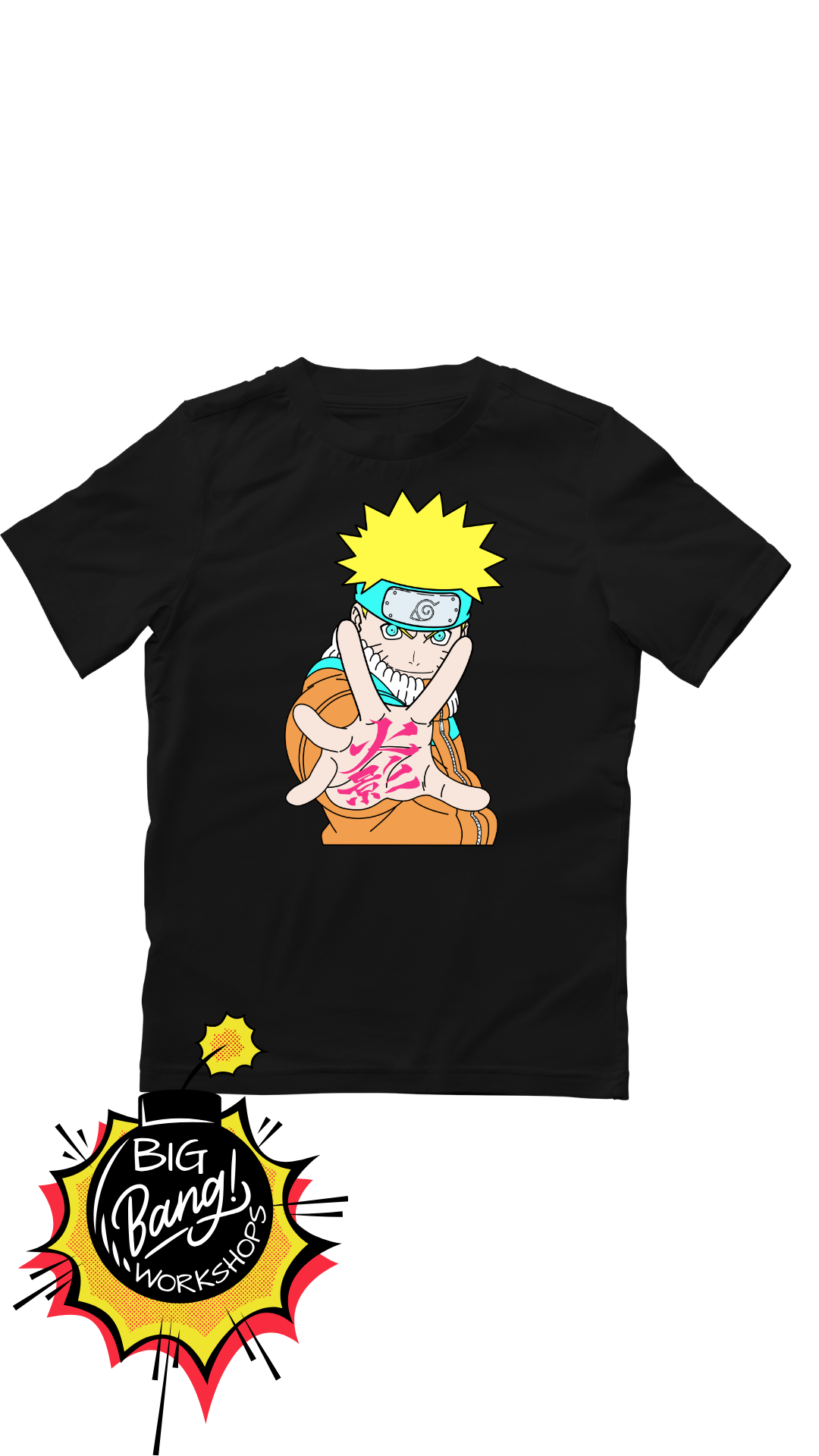 Naruto | Naruto Chibi - Sonrisa Kanji Colorido