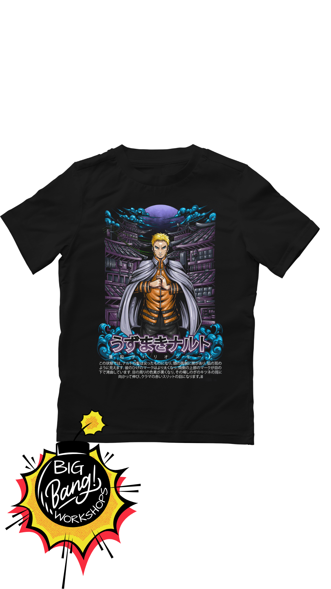 Naruto | Naruto Modo - Sabio Agua Morada Kanji