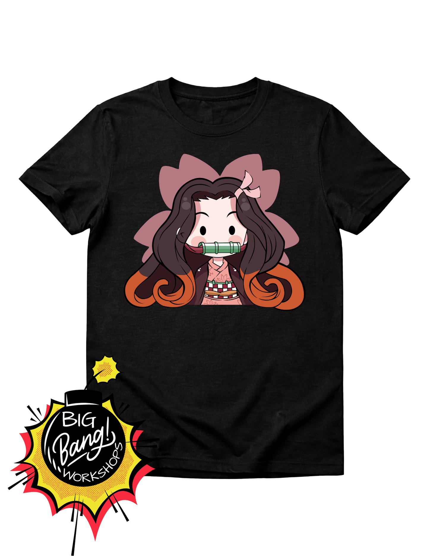 Demon Slayer | Nezuko Chibi - Lazo Rosa Adorable