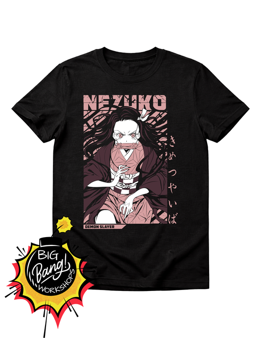Demon Slayer | Nezuko Forma - Demonio Tonos Rosa
