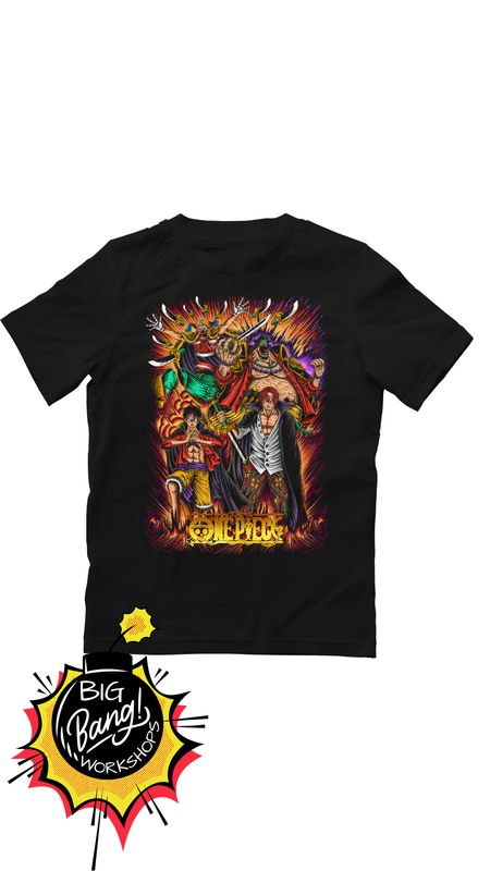 OP | One Piece - Grupo Luffy Barba Blanca Shanks Llamas