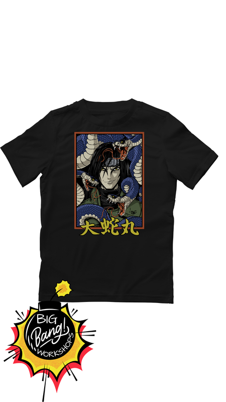 NRT | Orochimaru - Serpiente Kanji Dorado Marco