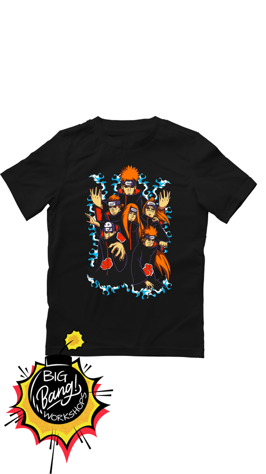 Naruto | Pain Akatsuki - Seis Cuerpos Rayos Azul