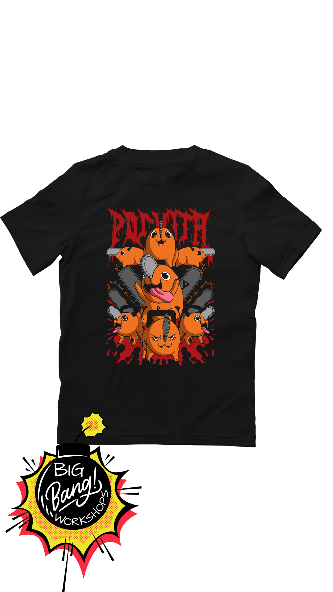 Chainsaw Man | Pochita Metal - Multiples Motosierras Sangre