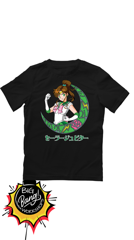 SM | Sailor Jupiter - Makoto Luna Creciente Rosa Rayo