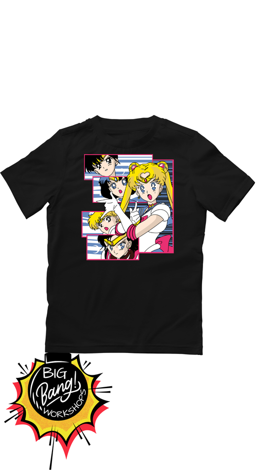 SM | Sailor Moon - Grupo Usagi Chibiusa Mamoru Selfie