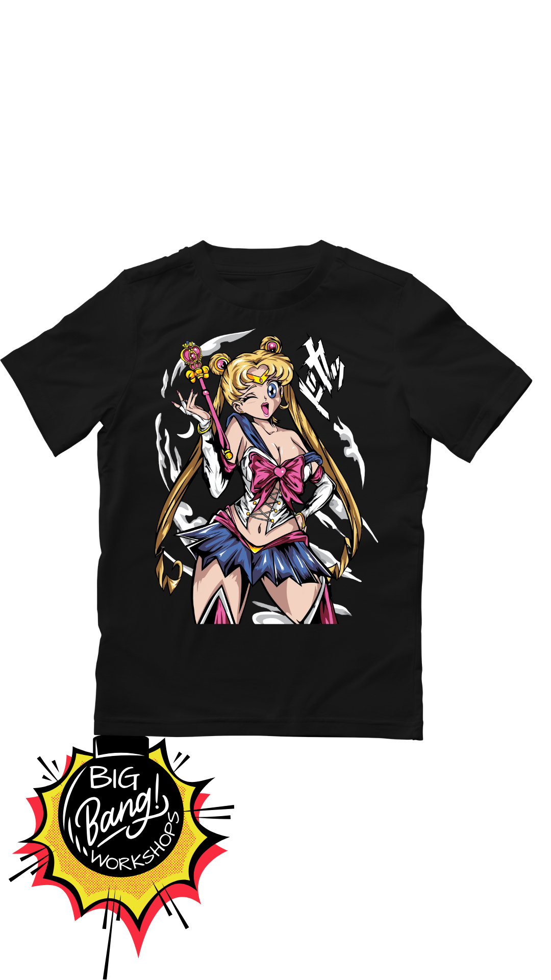 SM | Sailor Moon - Pose Seria Varita Fondo Oscuro