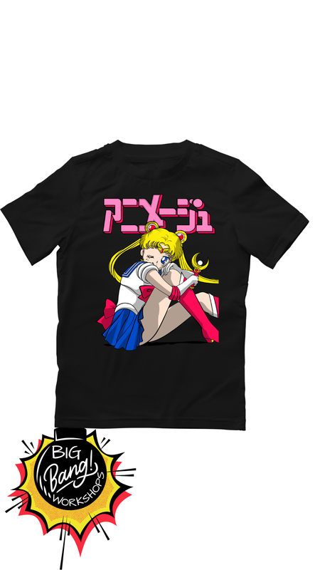 SM | Sailor Moon - Sentada Revista Animeje Rojo