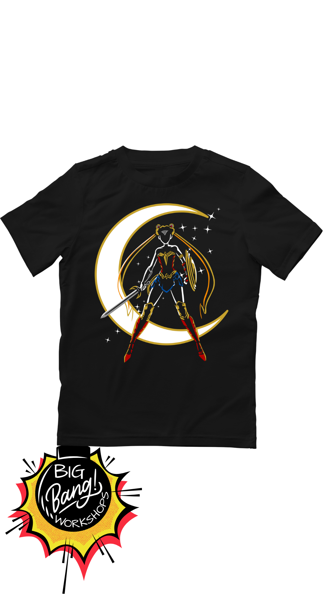 SM | Sailor Moon x Wonder Woman - Luna Creciente Espada