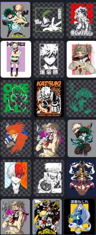 Contenido Pack Digital My Hero Academia Deku Bakugo - Big Bang Workshops