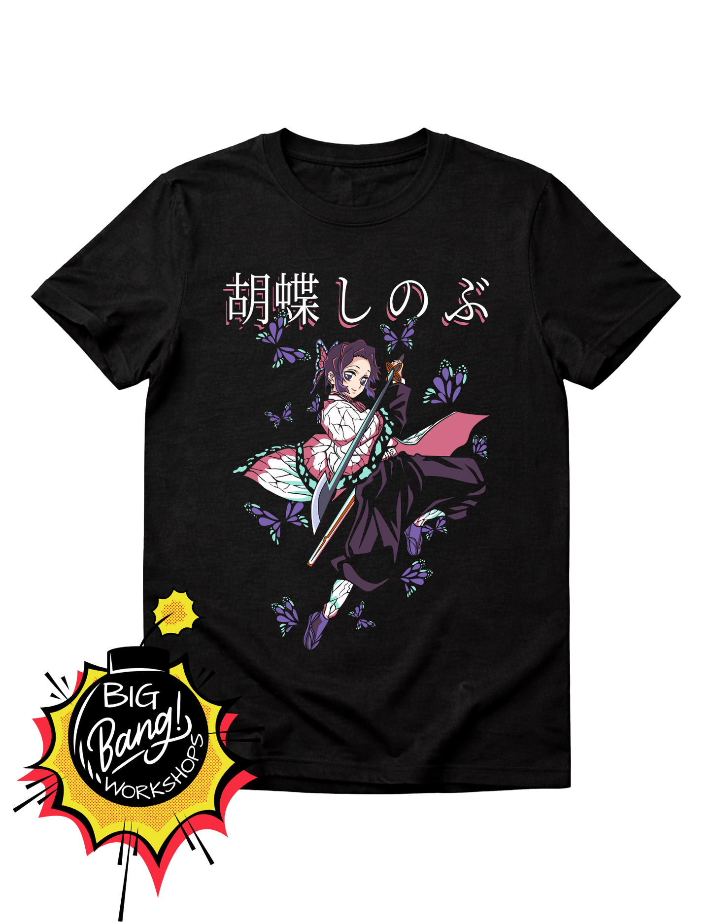 Demon Slayer | Shinobu Kocho - Mariposas Moradas Kanji Nombre