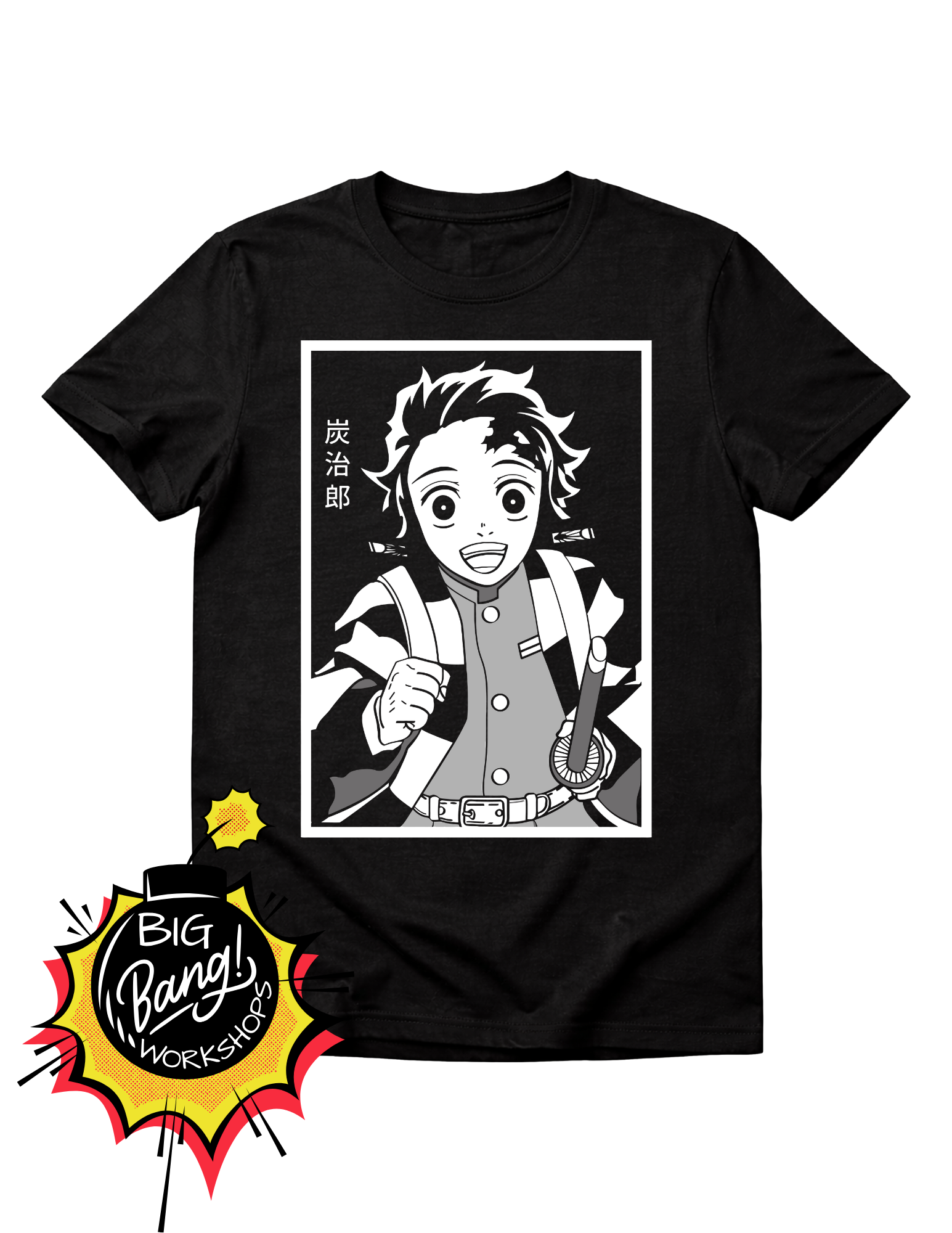 Demon Slayer | Tanjiro Manga - BN Sonrisa Kanji
