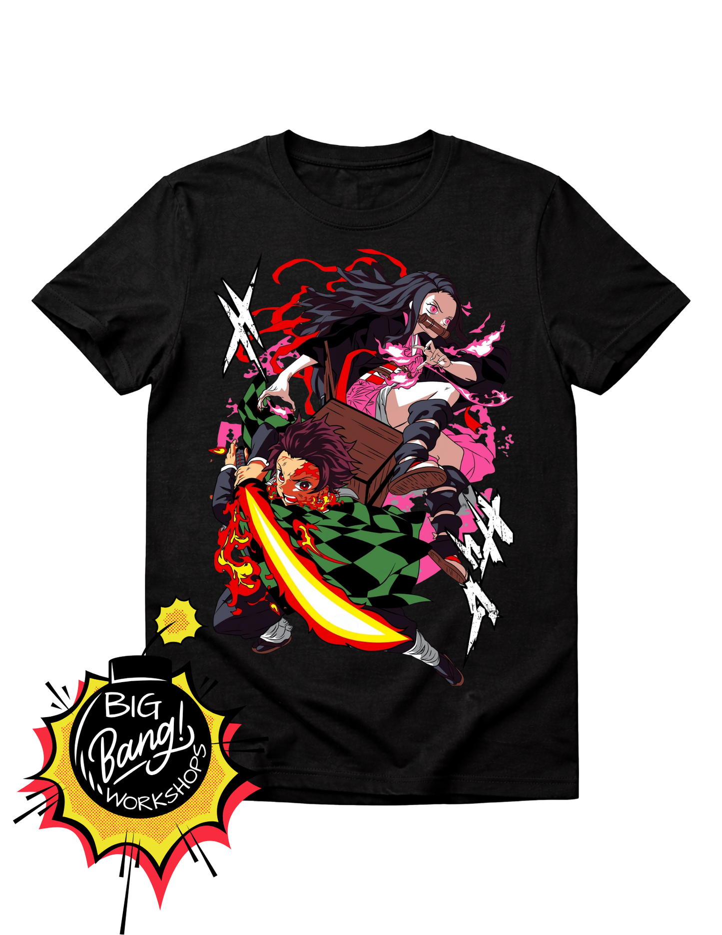 Demon Slayer | Tanjiro y - Nezuko Duo Batalla Accion
