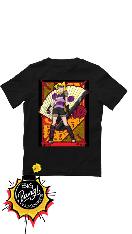 NRT | Temari - Abanico Kanji Colorido
