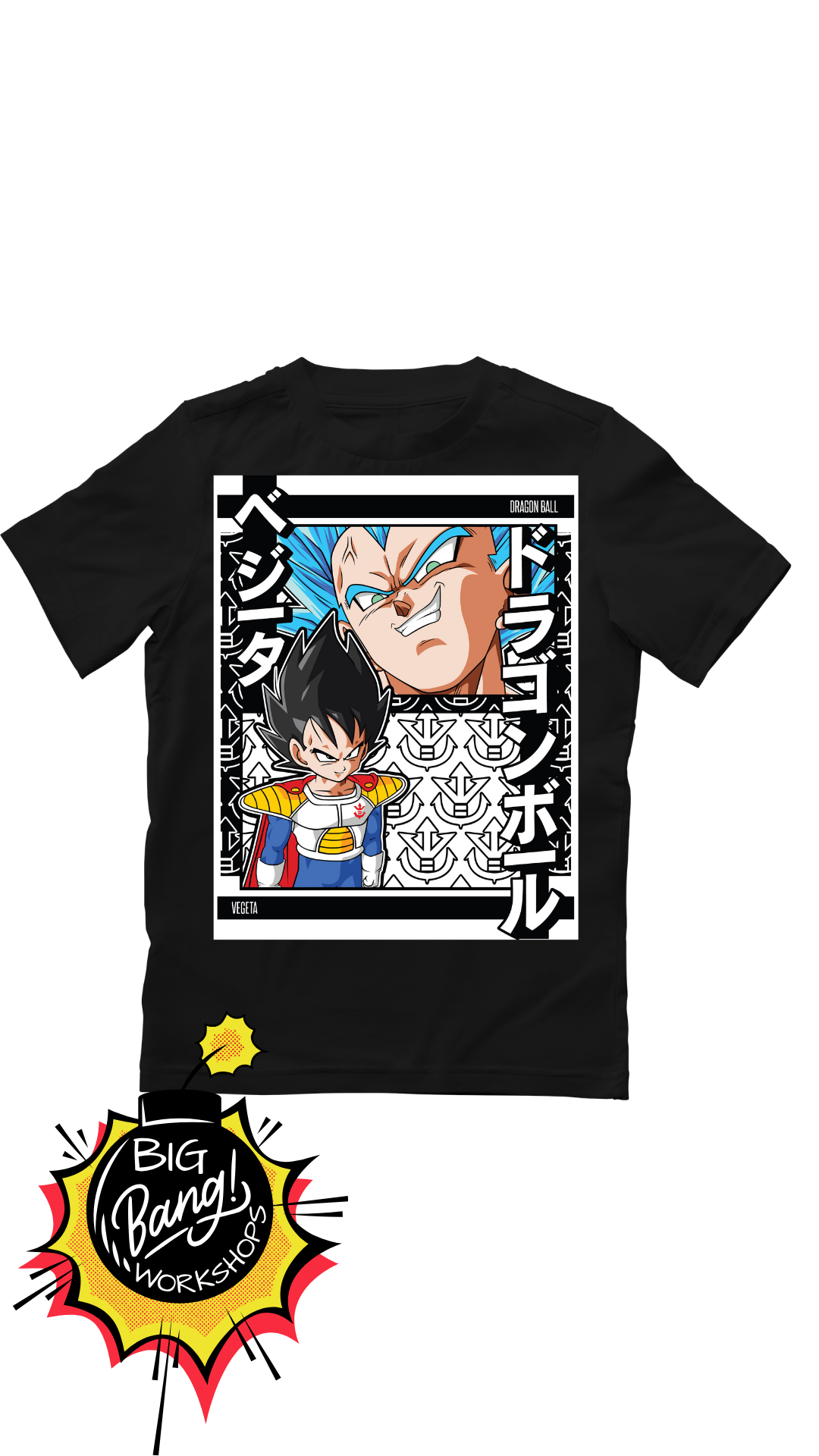 Dragon Ball | Vegeta SSB - Panel Manga Kanji DragonBall