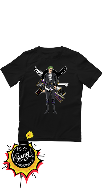 OP | Zoro - Traje Formal Espadas Cruzadas Elegante