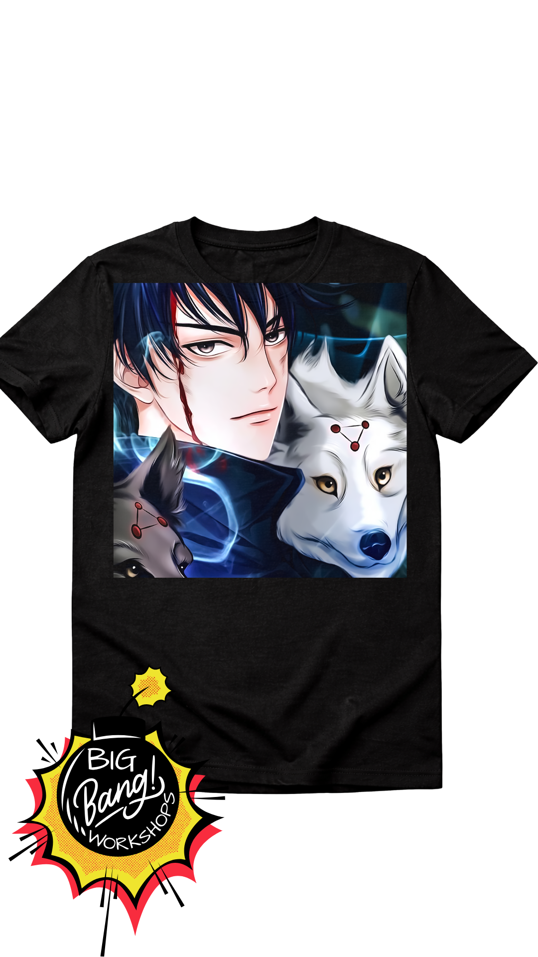 JJK | Megumi - White Wolf Portrait