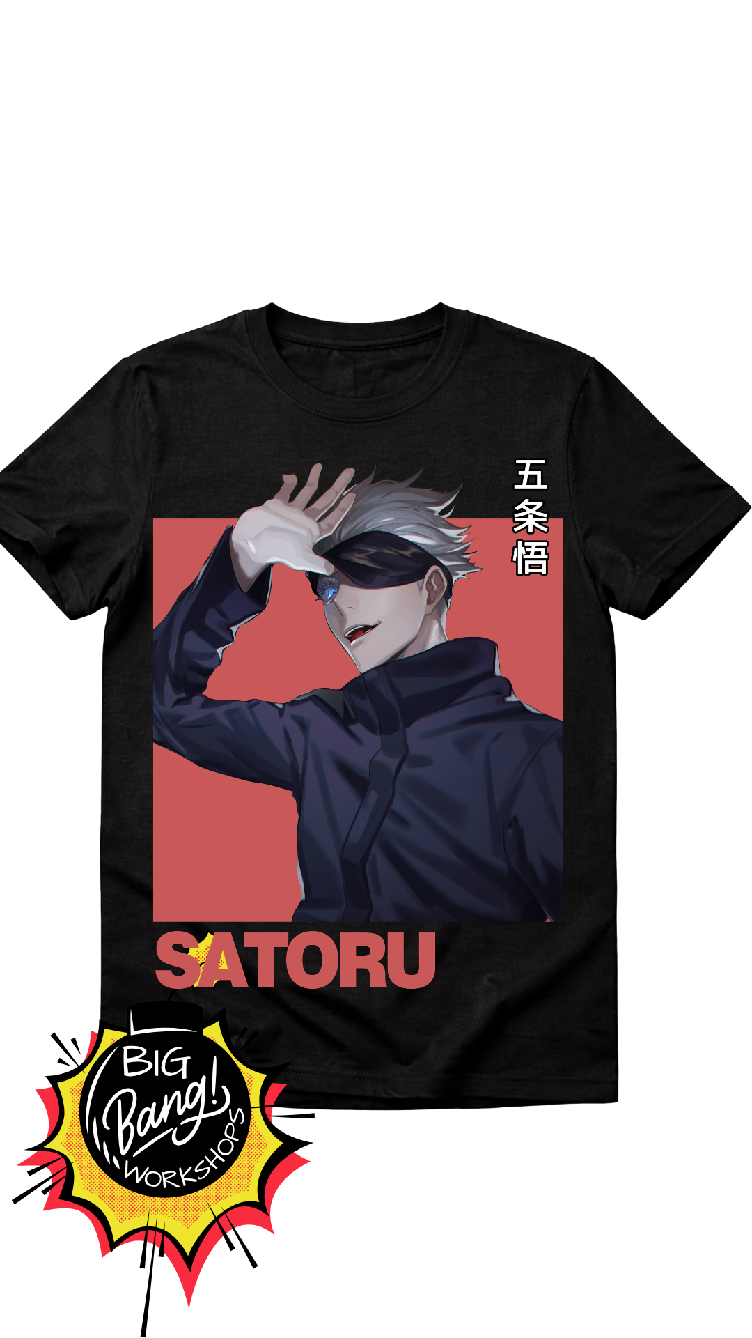 JJK | Gojo Satoru - Red BG Satoru Text