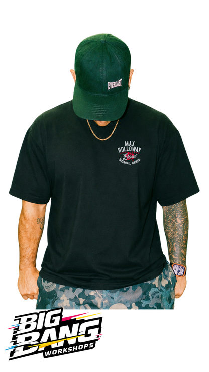 Playera oversize Max Holloway UFC frente - Big Bang Workshops