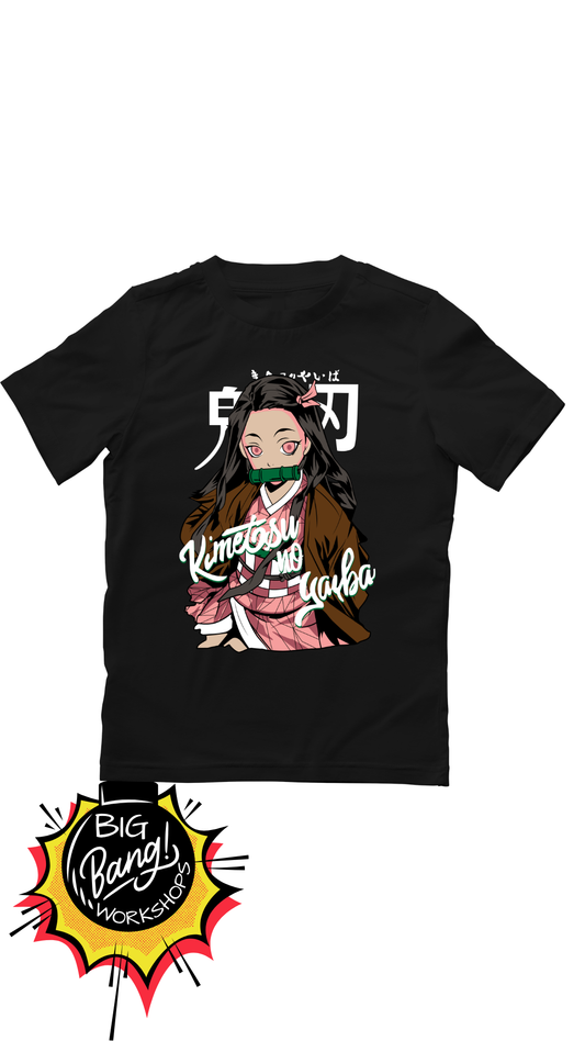 Demon Slayer | kamado nezuko - kimono kimetsu text